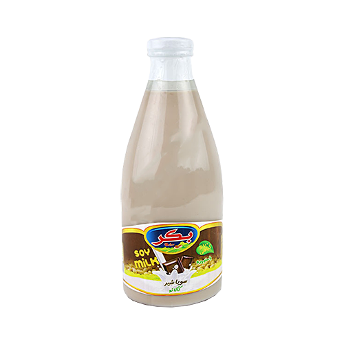 شیر سویا با طعم کاکائو بکر حجم 1 لیتر