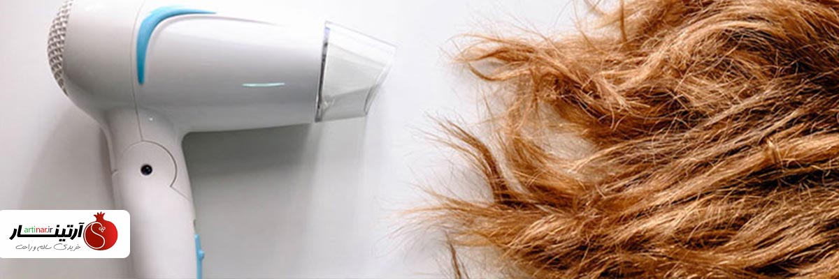 پرهیز از سشوار داغ برای جلوگیری از ریزش مو