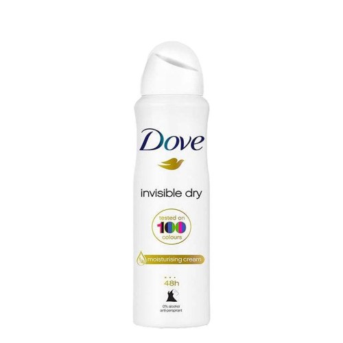 اسپری ضد تعریق مردانه داو Dove مدل اینویزیبل Invisible dry حجم ۱۵۰ میلی لیتر