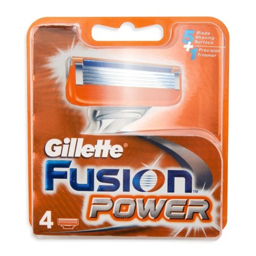 تیغ یدک ژیلت مدل Fusion Power در 4 عدد