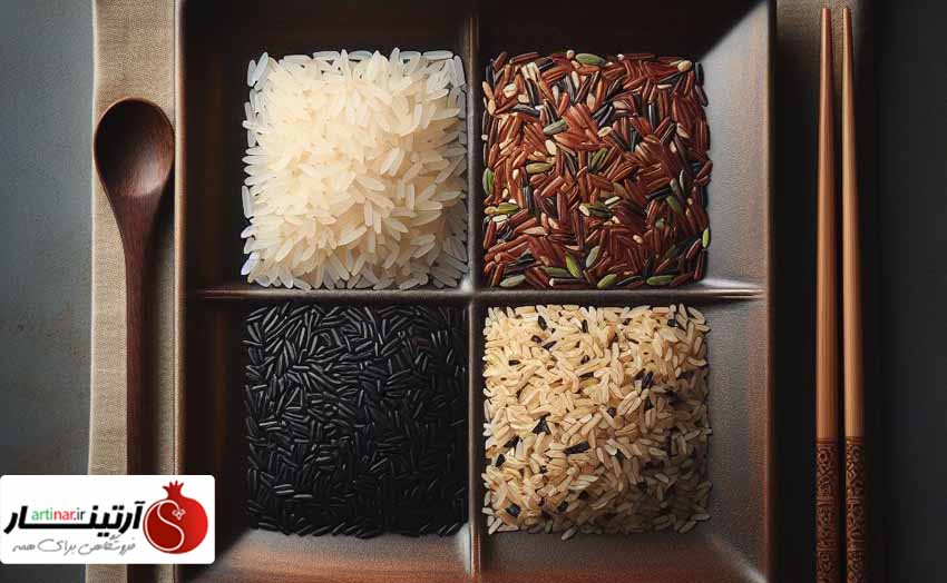 انواع برنج سفید، قرمز، سیاه یا قهوه ای؟ کدام سالم ترین است؟
