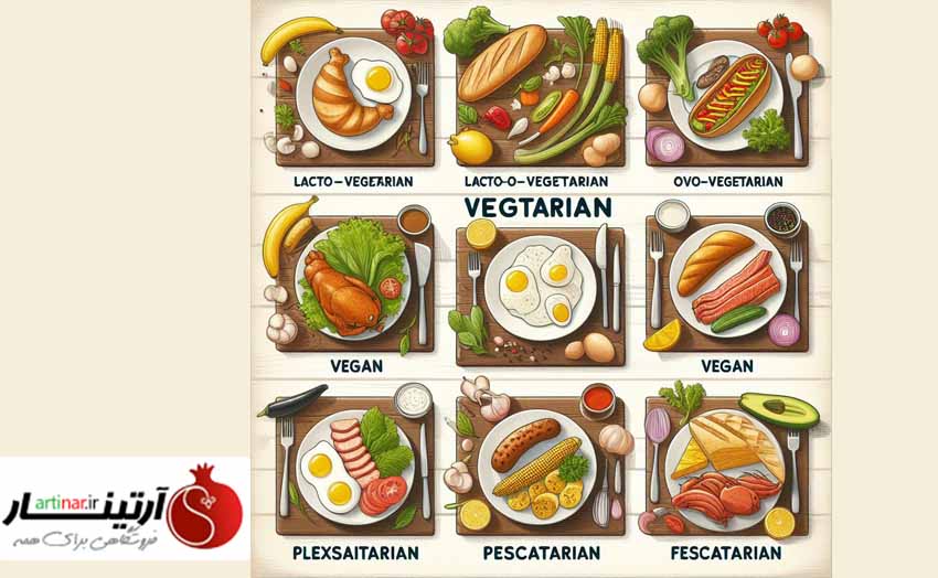 انواع رژیم گیاهخواری