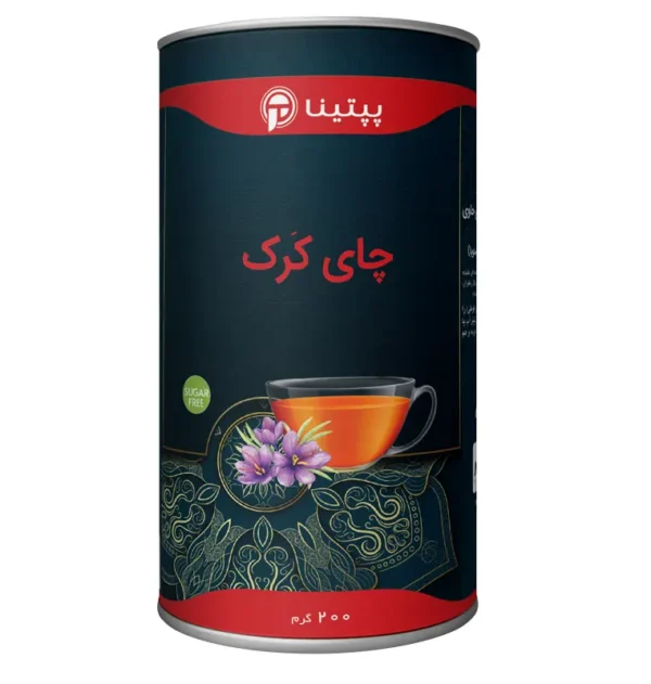 چای کرک بدون شکر قوطی پپتینا 200گرم