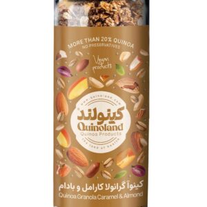 کینوا گرانولا کارامل و بادام کینولند