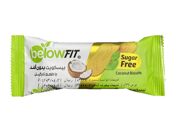بیسکوییت بدون قند با طعم وانیل بیلو 40 گرم