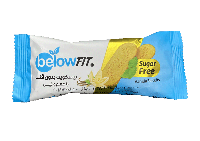 بیسکوییت بدون قند با طعم وانیل بیلو
