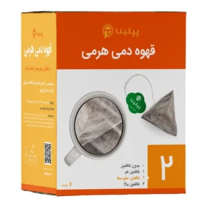 قهوه دمی هرمی با کافئین متوسط پپتینا 6 ساشه