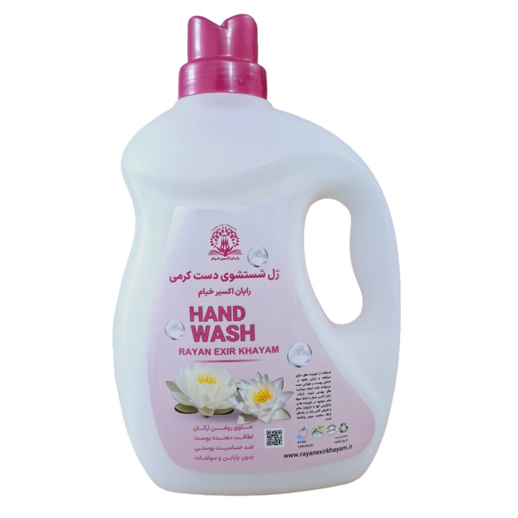 ژل شستشوی دست کرمی رایان اکسیر خیام 3 لیتر