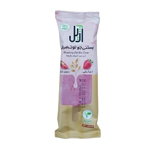 بستنی جو غیرلبنی توت فرنگی آژیل 90 گرم