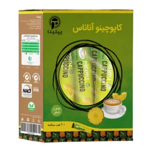 کاپوچینو آناناس بدون قند پپتینا بسته 10 ساشه